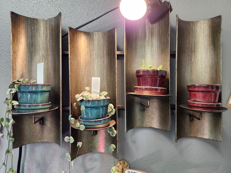 METAL WALL ART 16X20&quot; - 4 POT