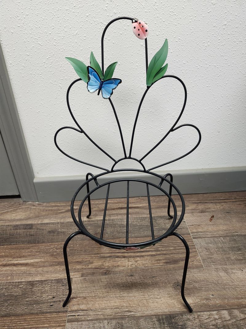 METAL PLANT STAND 20&quot; - BUGS