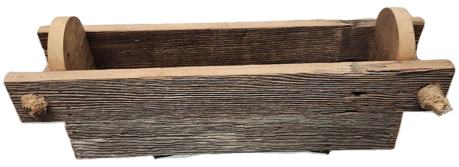 BARNWOOD BOX 5.5X23&quot; W/HANDLES
