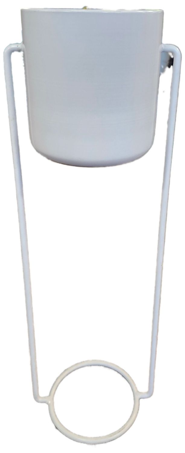 METAL PLANT STAND 30&quot; - WHITE