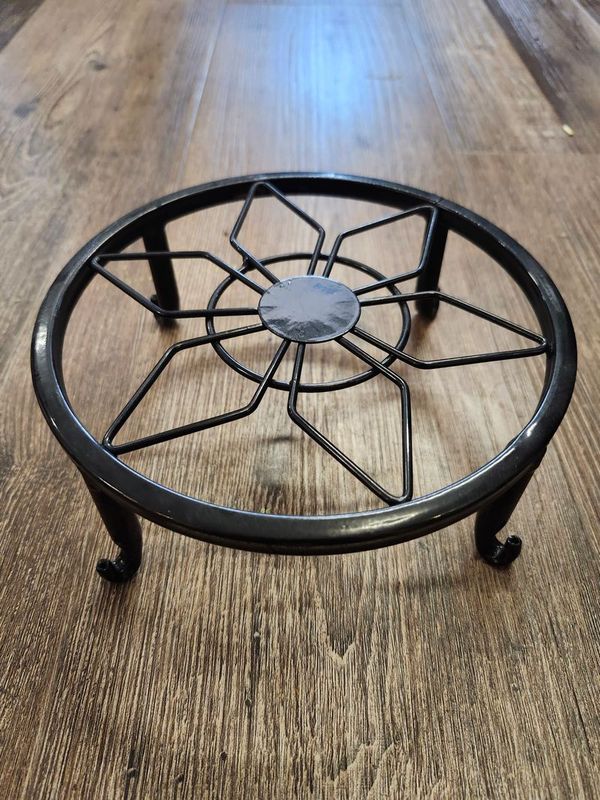 METAL PLANT STAND - BLK 3&quot;