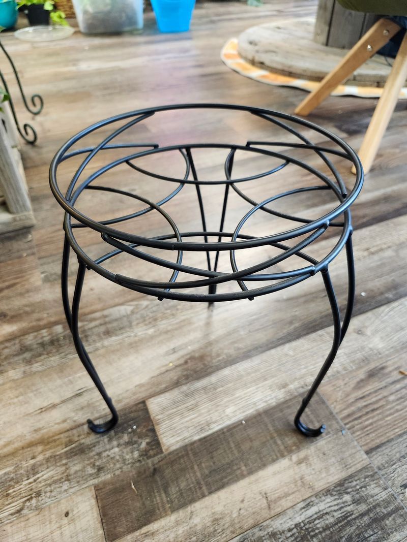 PLANT STAND 13&quot; - BLK METAL