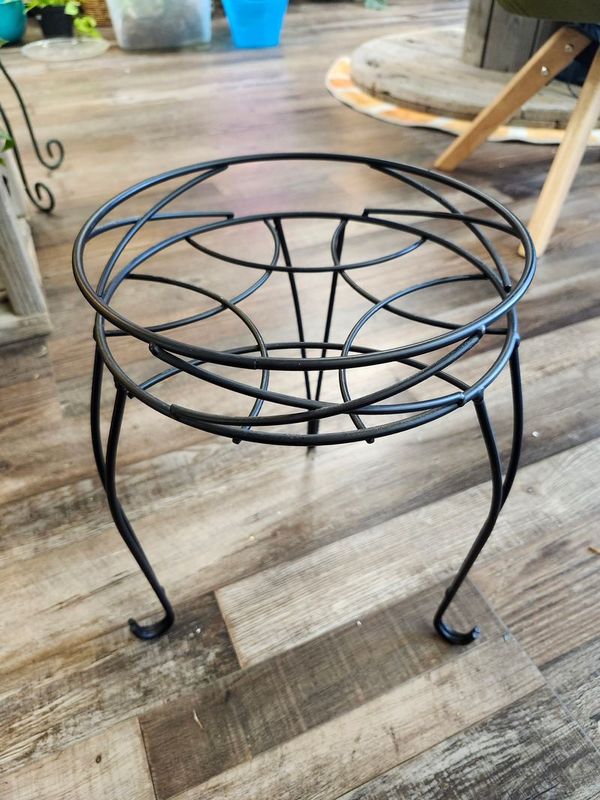 PLANT STAND 13&quot; - BLK METAL