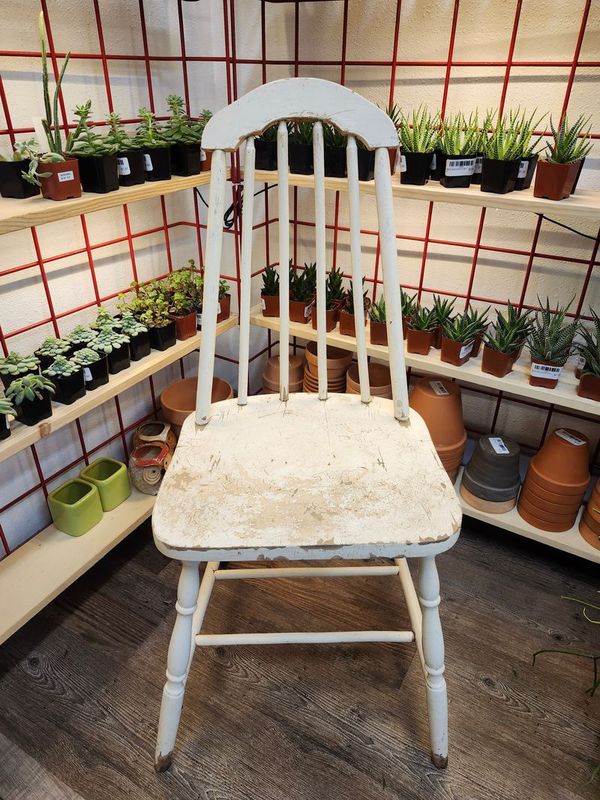 ANTIQUE CHAIR - WHITE