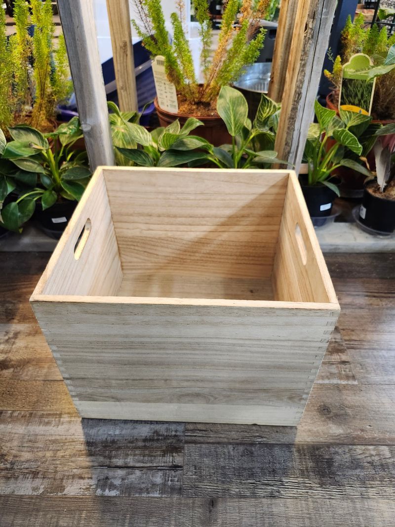 WOOD BOX 13X14&quot;