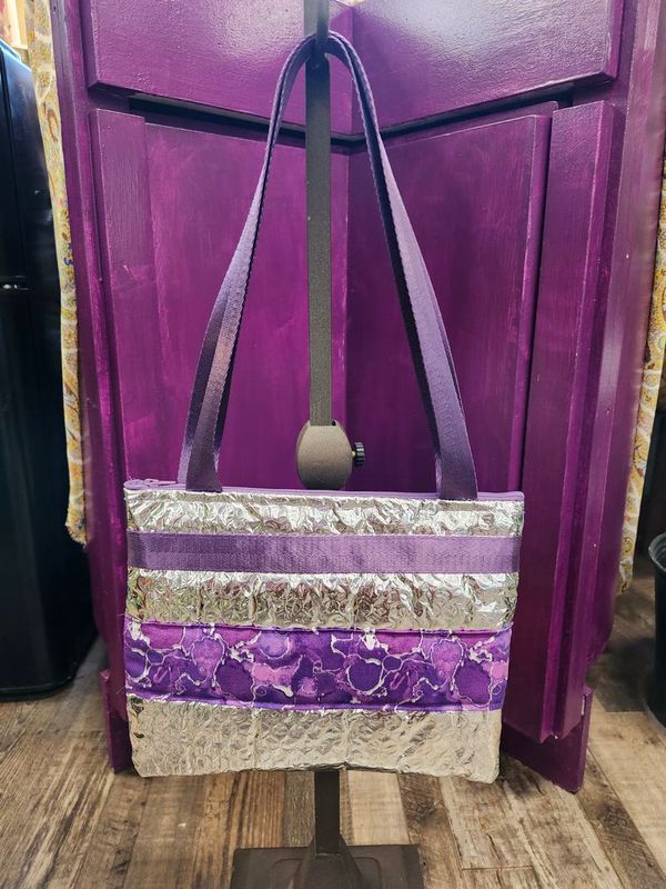 PACKAGE PURSE 9X11- PURPLE