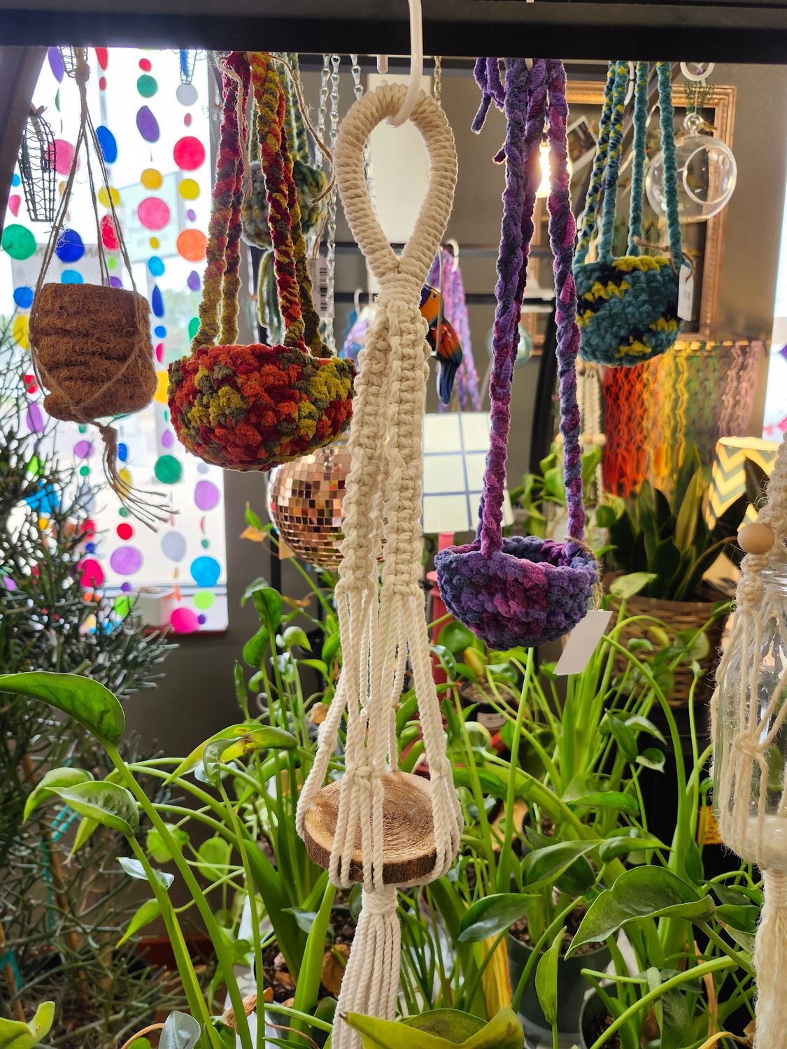 MACRAME PLANT HANGER - NATURAL