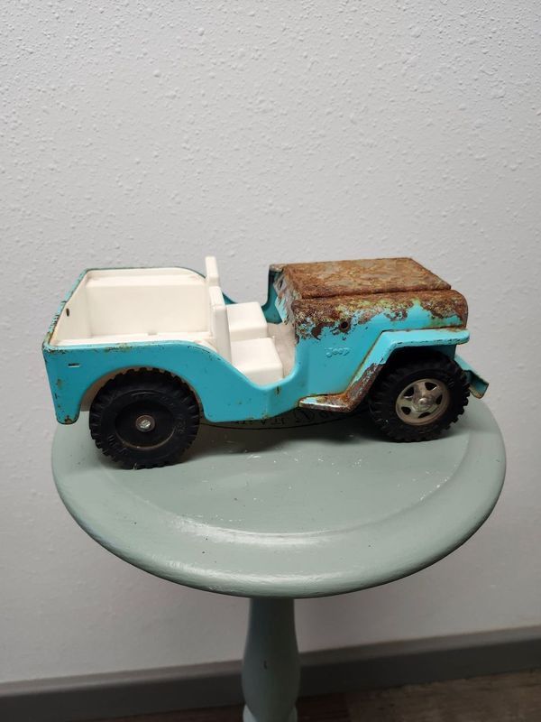 VINTAGE TONKA JEEP - AQUA
