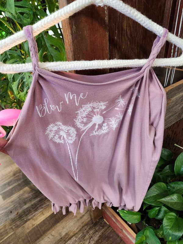 T-SHIRT BAG - &quot;BLOW ME&quot; PURPLE