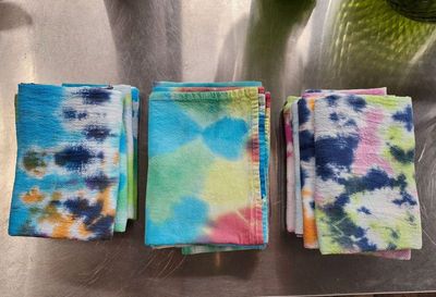 TIE DYED DISH TOWEL