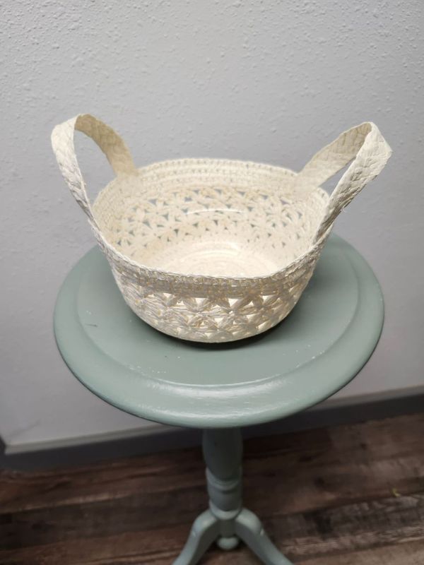 BASKET - UPCYCLED STRAW HAT
