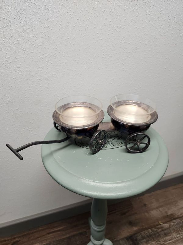 SILVER POT CADDY