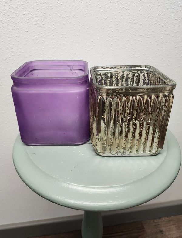 SQUARE GLASS JAR