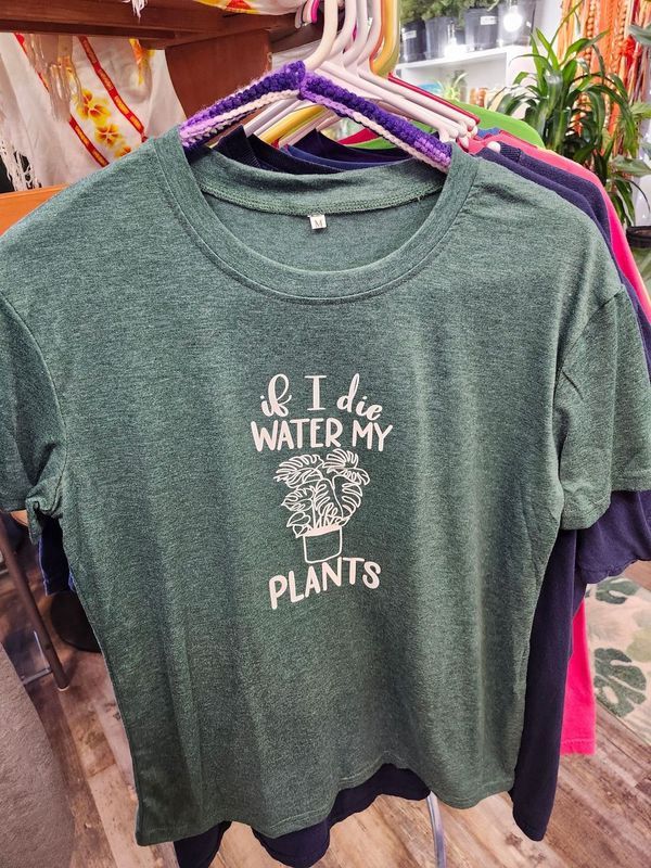 PLANT-TEE &quot;IF I DIE&quot; - MEDIUM GREEN