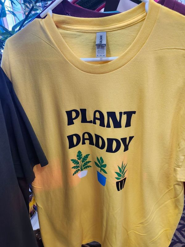 PLANT-TEE &quot;PLANT DADDY&quot; - XL YELLOW