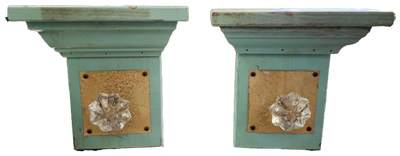 DOOR KNOB SHELF - TEAL