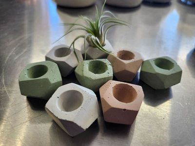 AIR PLANT POT MINI - CONCRETE