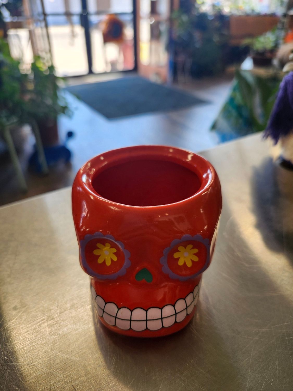 SUGAR SKULL POT