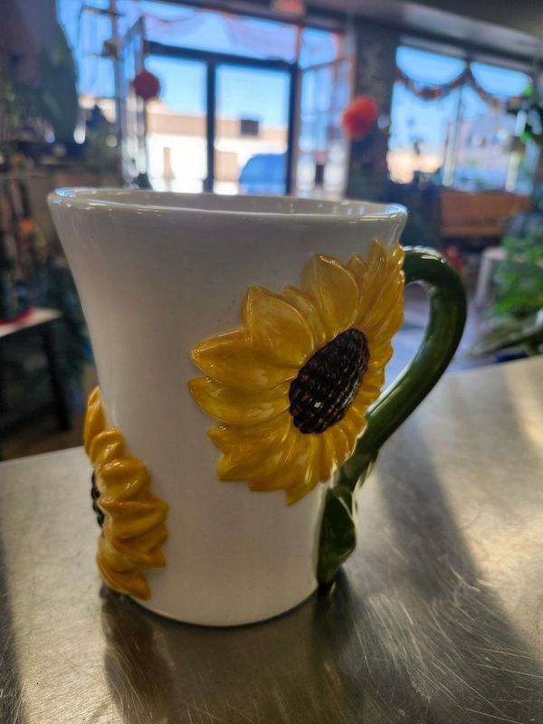 SUNFLOWER POT - MUG