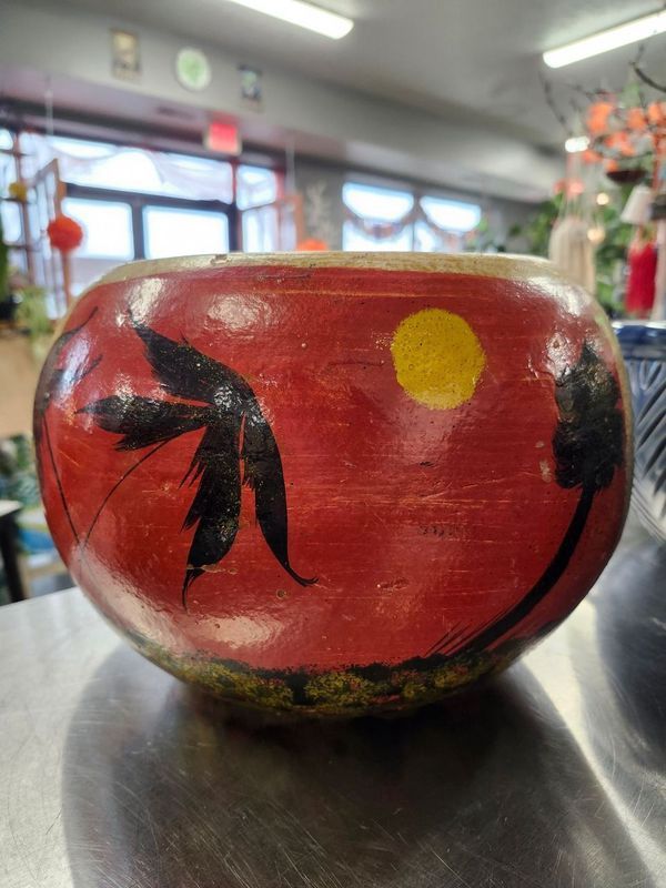 CERAMIC POT 8&quot; - CHUBBY ASIAN