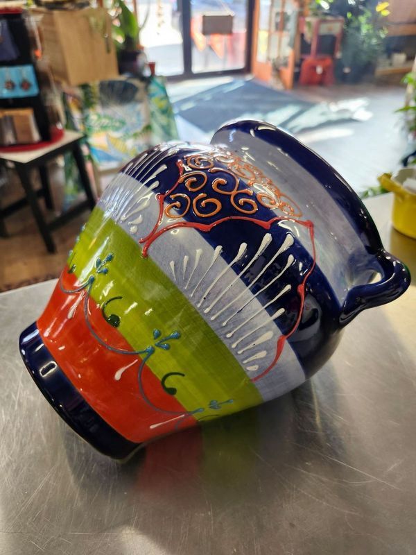 HANGING CERAMIC URN