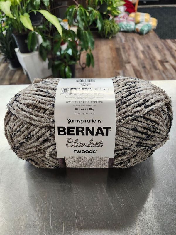 BERNAT BLANKET &quot;DOVE TWEED&quot;