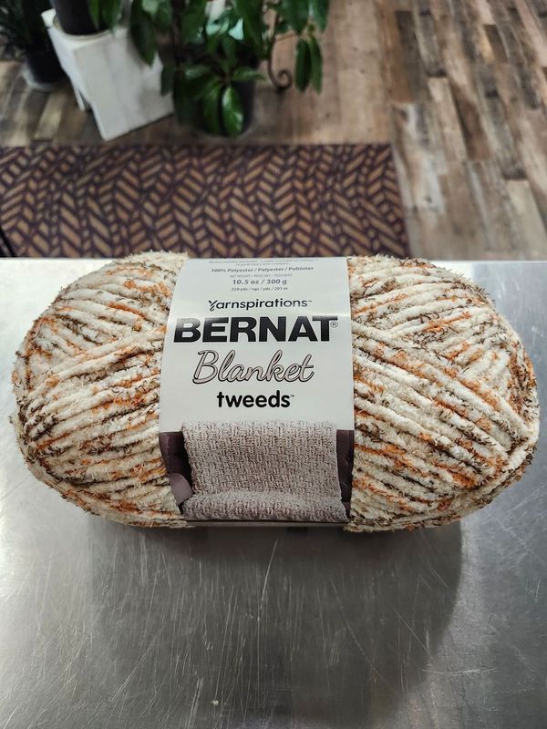 BERNAT BLANKET &quot;WOODLAND TWEED&quot;