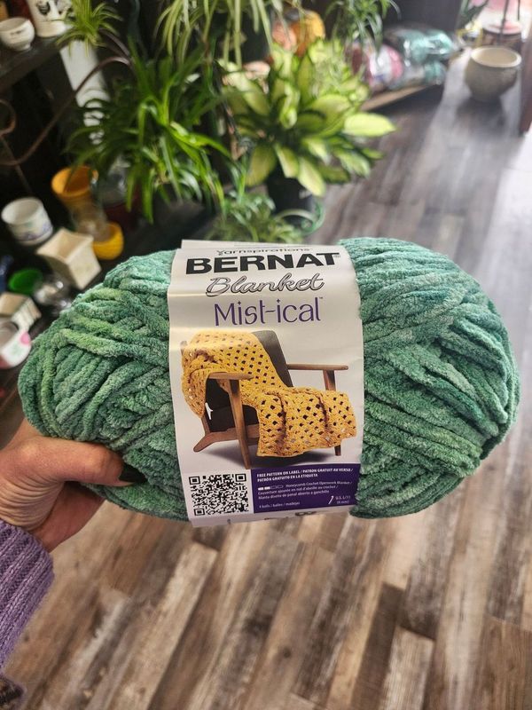 BERNAT BLANKET MISTICAL &quot;SPEARMINT&quot;