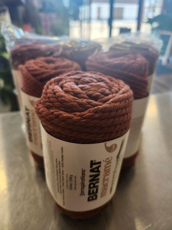 BERNAT MACRAME &quot;BURNT ORANGE&#39;