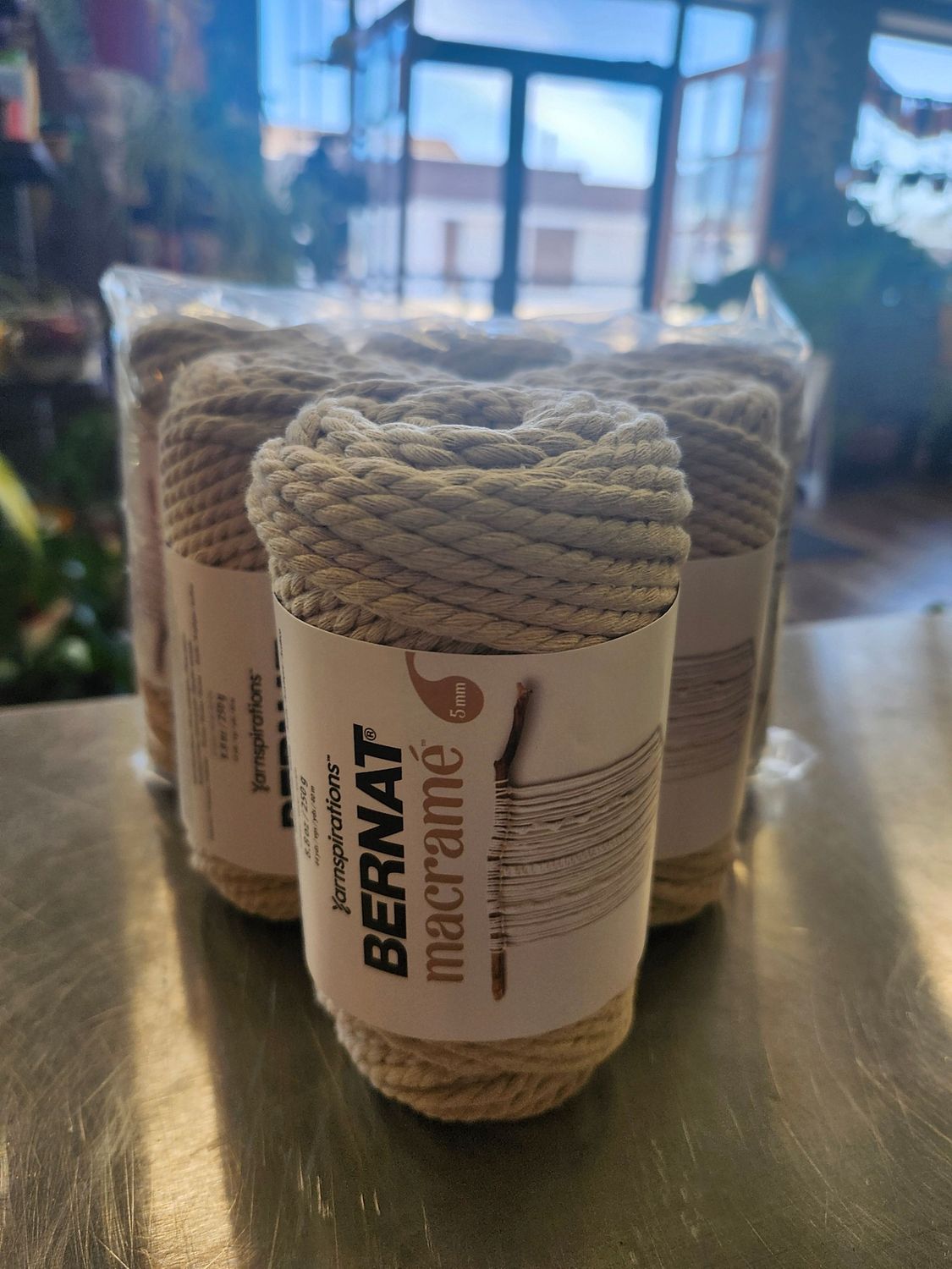 BERNAT MACRAME &quot;TAUPE&quot;