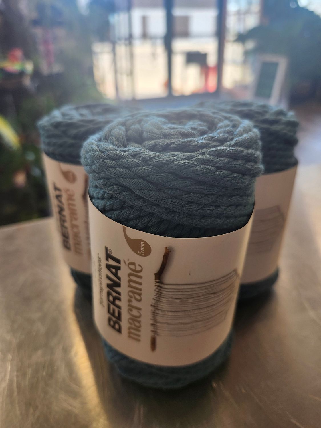 BERNAT MACRAME &quot;TEAL&quot;