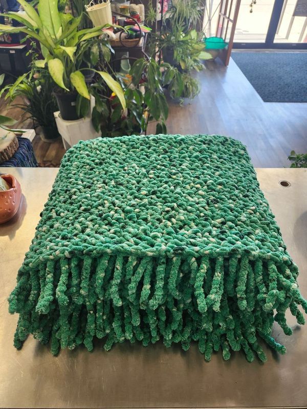 CROCHET BLANKET &quot;DINO DOT&quot;