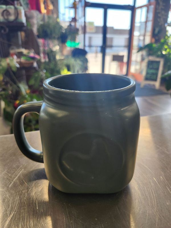 GLASS ROOSTER MUG