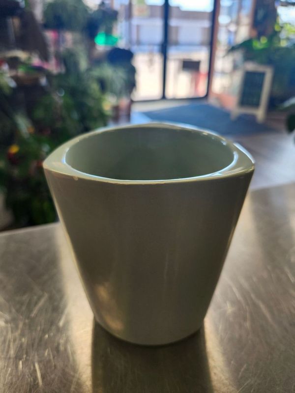 CERAMIC POT 4&quot; - SAGE