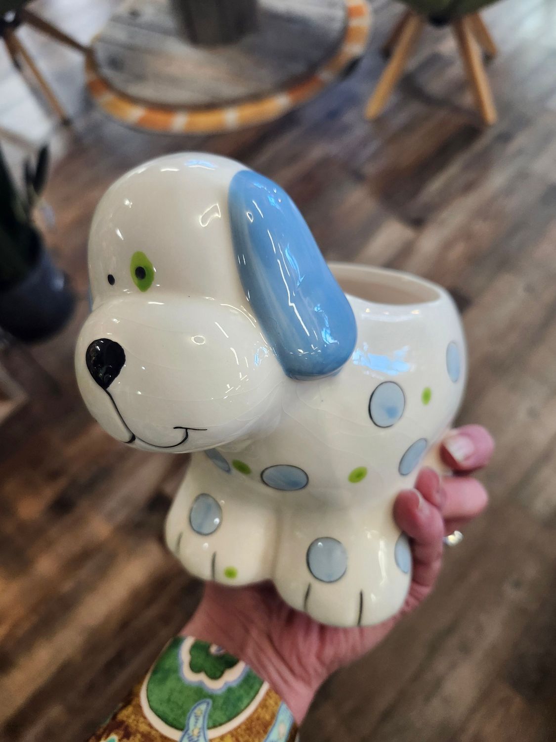 PUPPY POT - BLUE SPOT