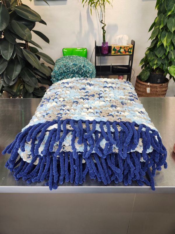 CROCHET BLANKET &quot;CLOUDY SKY&quot;