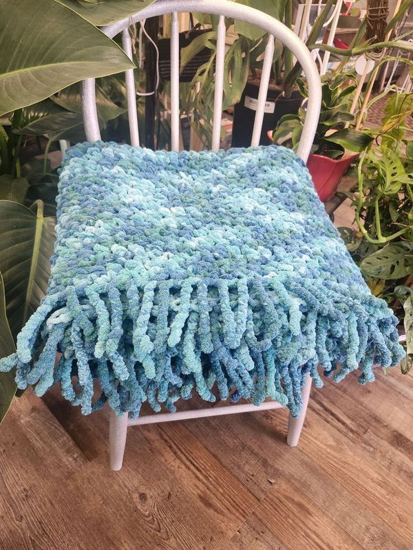CROCHET BLANKET &quot;TIDEPOOL&quot;