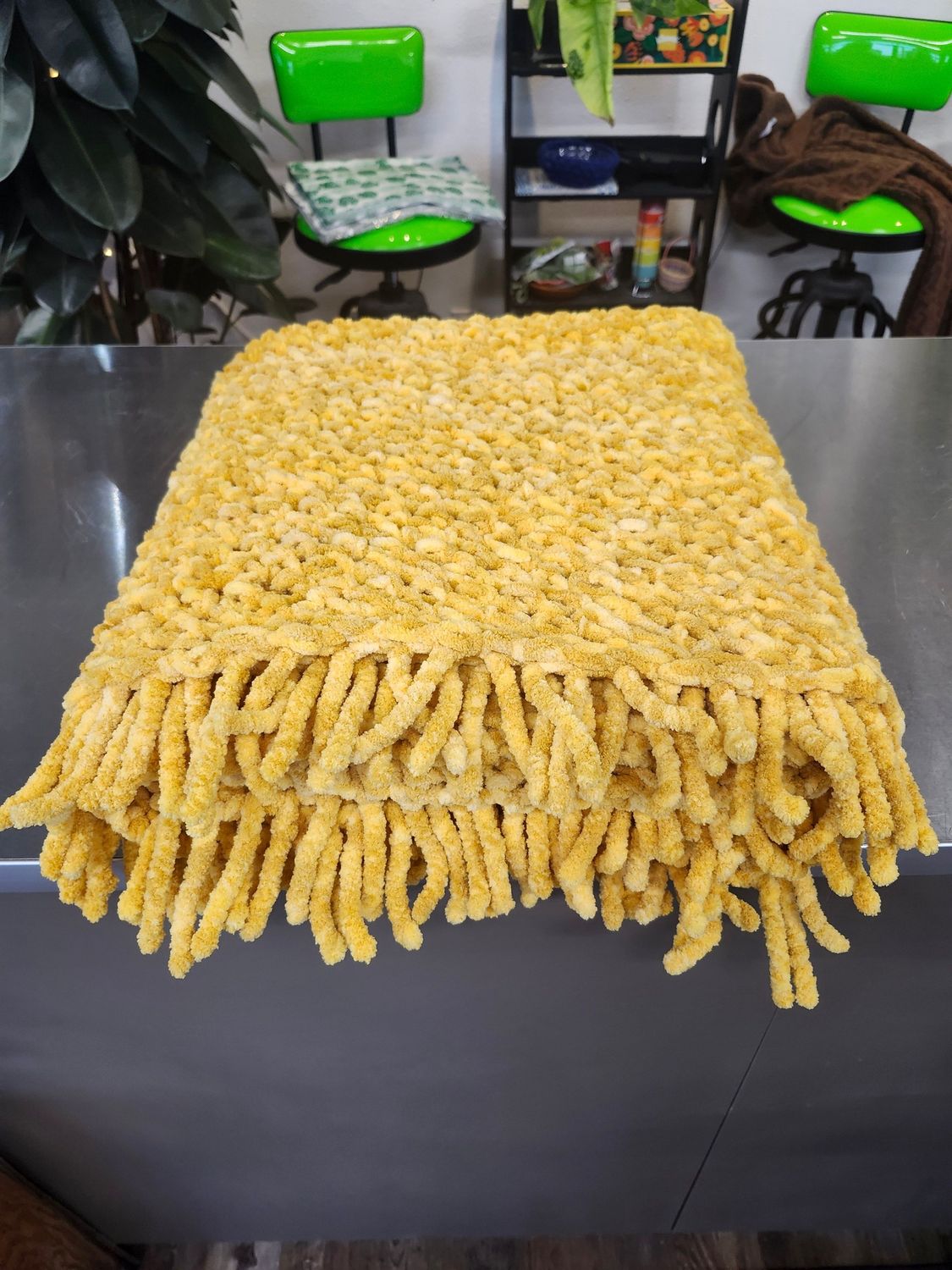 CROCHET BLANKET &quot;MYSTICAL SUNSHINE&quot;