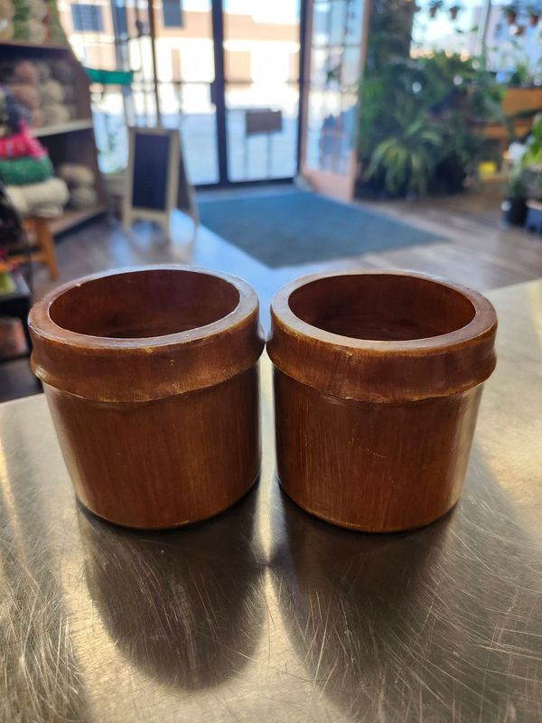 WOOD-LIKE POT 3&quot;