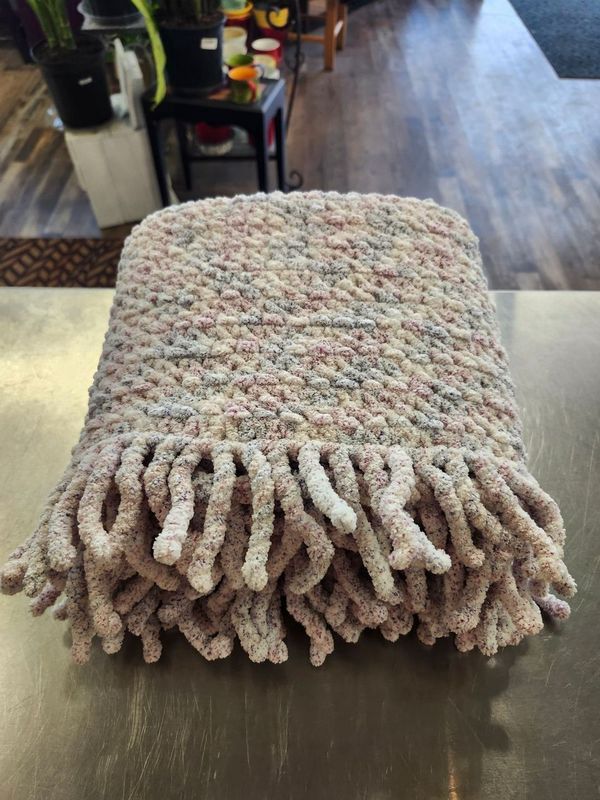CROCHET BABY BLANKET &quot;LILAC FROSTING&quot;