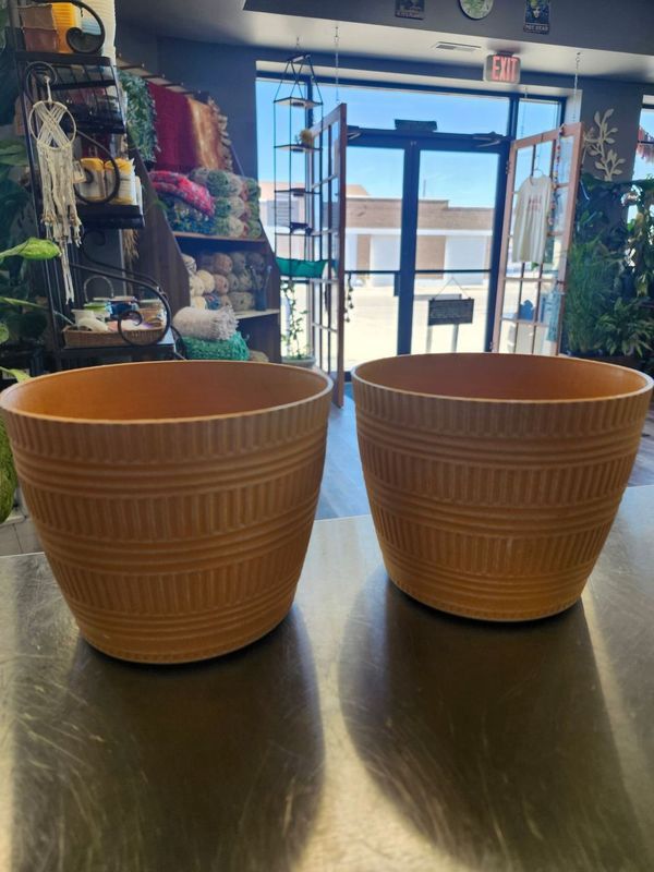PLASTIC POT 6&quot; - TERRA COTTA