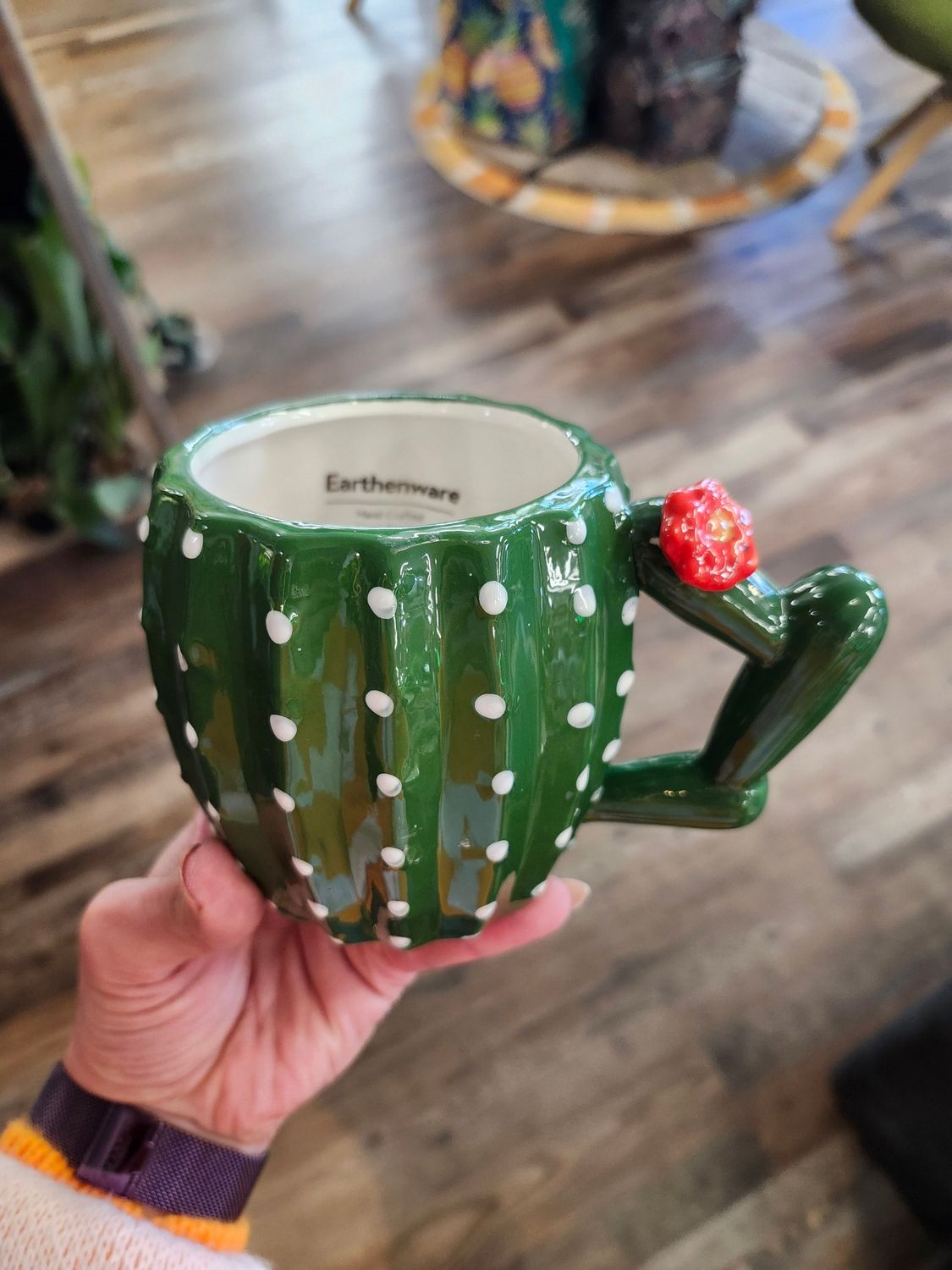 CACTUS MUG - EARTHENWARE
