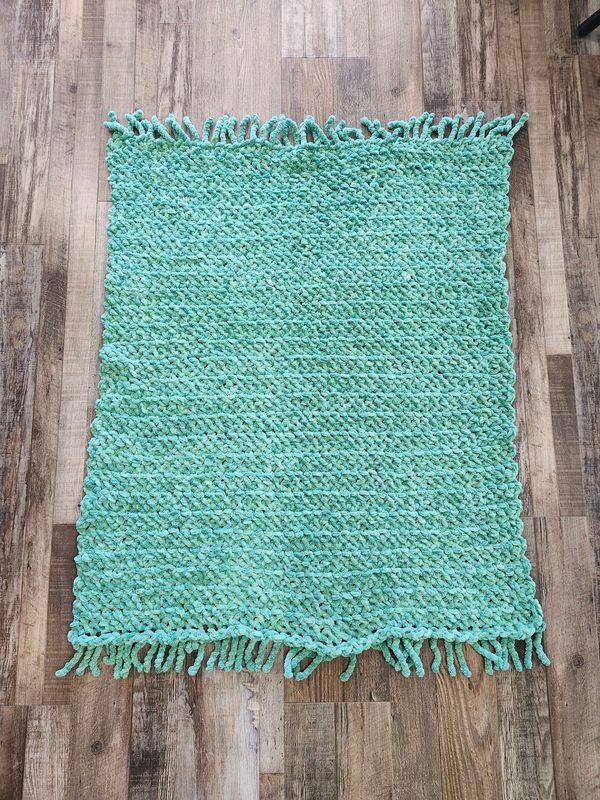 CROCHET BLANKET &quot;SPEARMINT&quot;