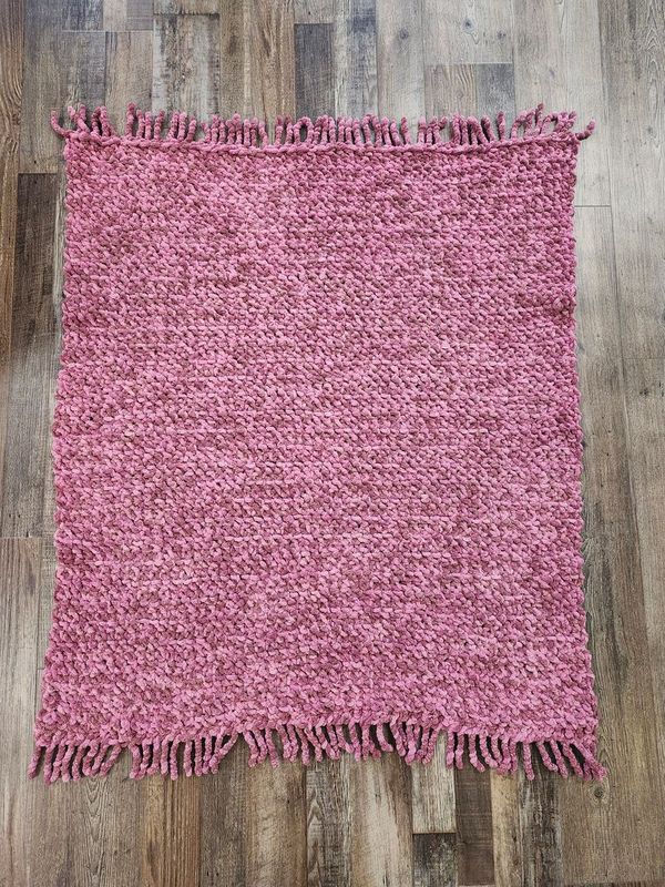 CROCHET BLANKET &quot;BERRY&quot;