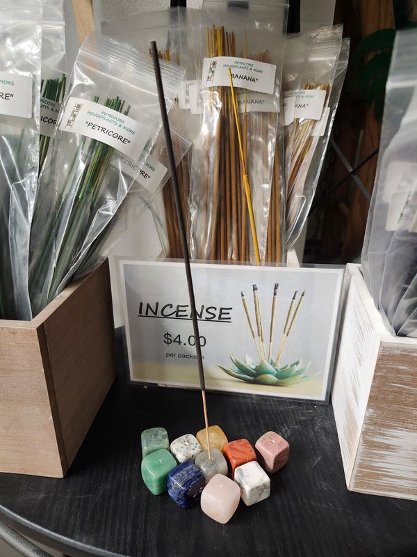 INCENSE HOLDER - CRYSTAL CUBE