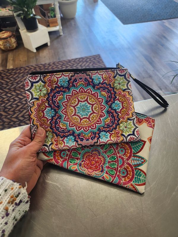 DIAMOND ART ZIPPER BAG