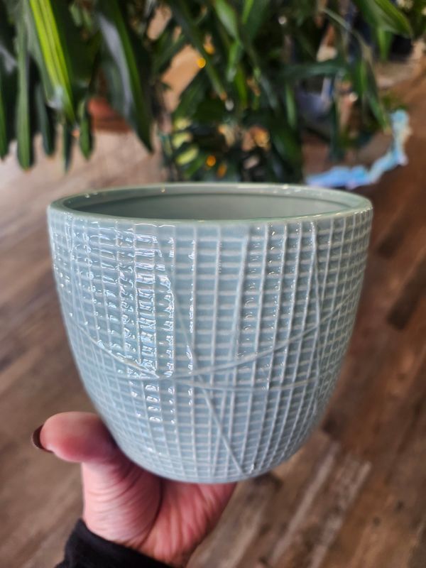 TEXTURE WOVEN BLUE 4"