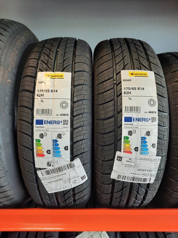 175/65R14 82H DEUX PNEUMATIQUES KORMORAN POSE/EQUILIBRE/VALVE