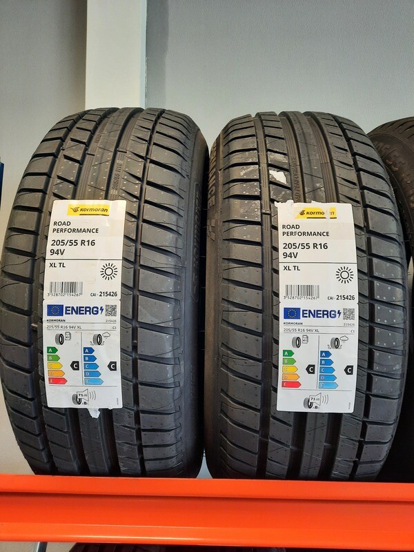 205/55 R16 94V DEUX PNEUMATIQUES KORMORAN POSE/EQUILIBRE/VALVE