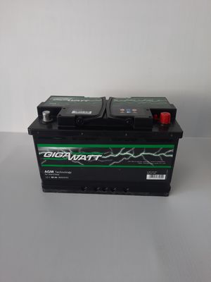 BATTERIE AGM 80 AH GIGAWATT POUR VÉHICULES STOP/START